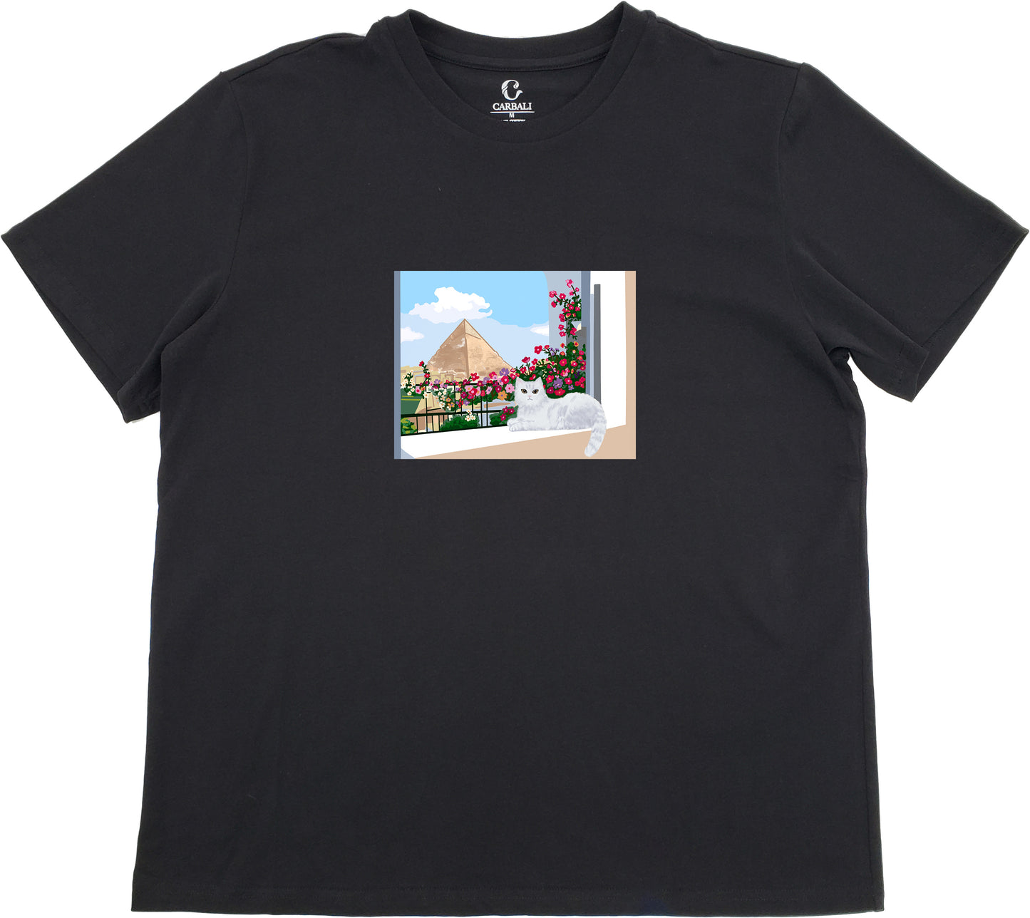 "Rosie" in Egypt | Cotton crewneck graphic printed T-shirt