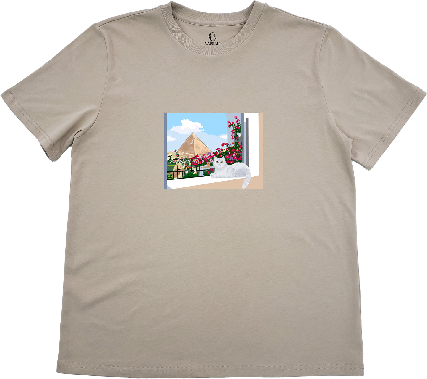 "Rosie" in Egypt | Cotton crewneck graphic printed T-shirt