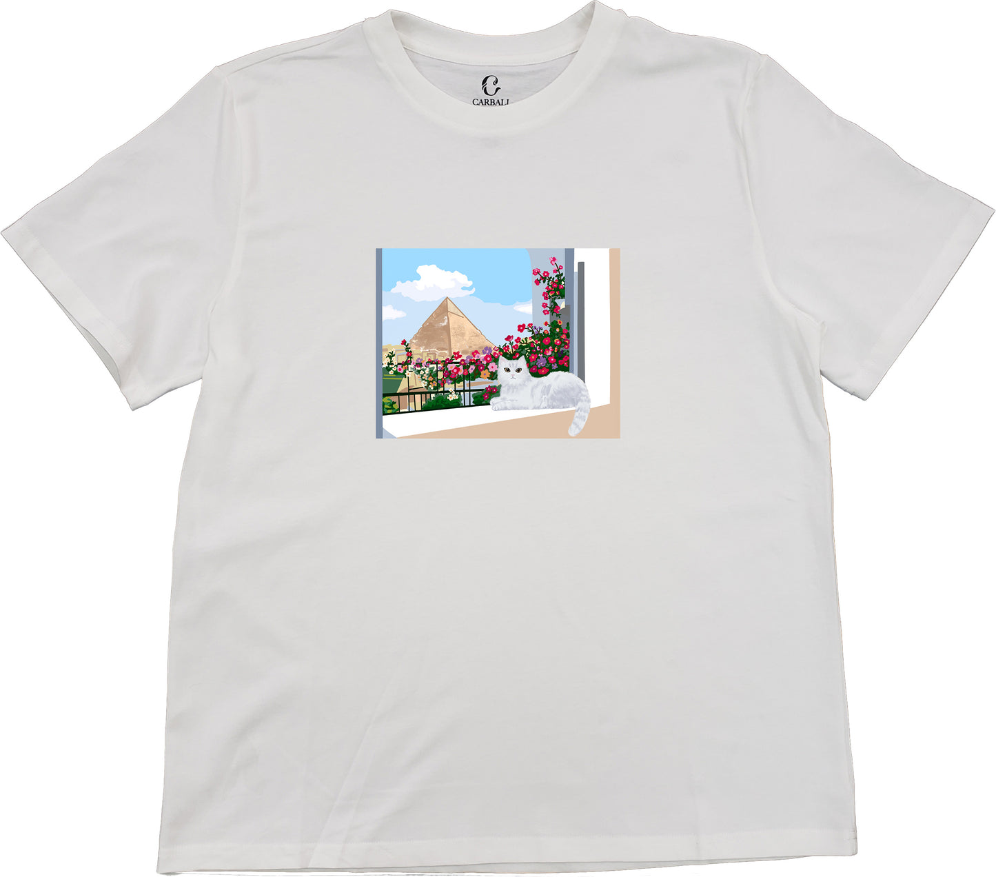 "Rosie" in Egypt | Cotton crewneck graphic printed T-shirt