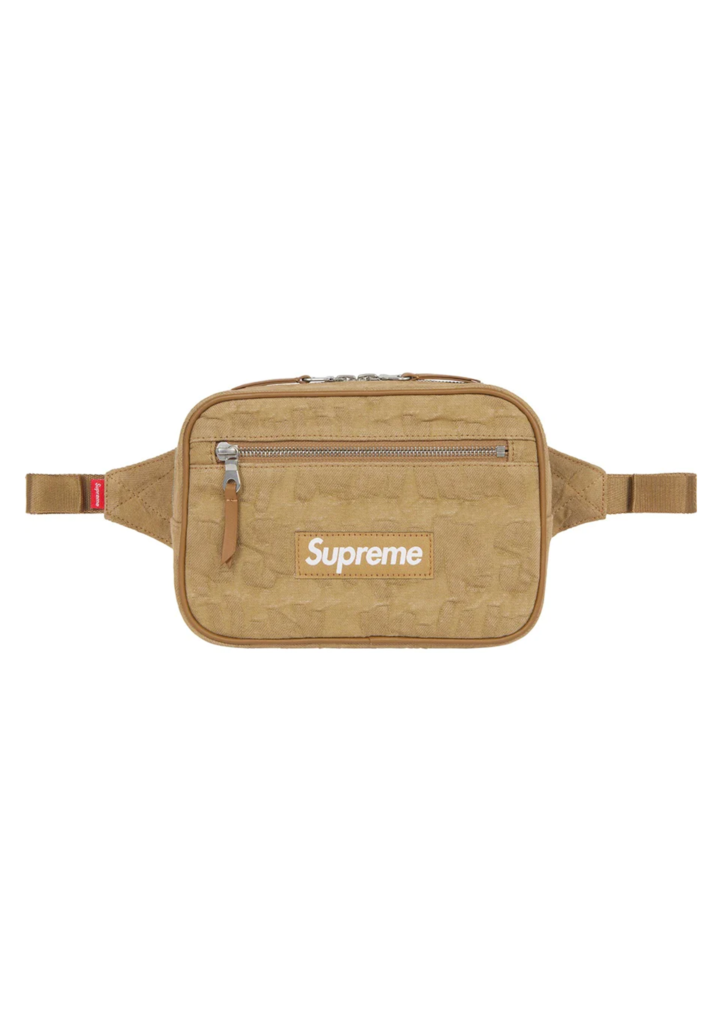 Fat Tip Jacquard Denim Waist Bag