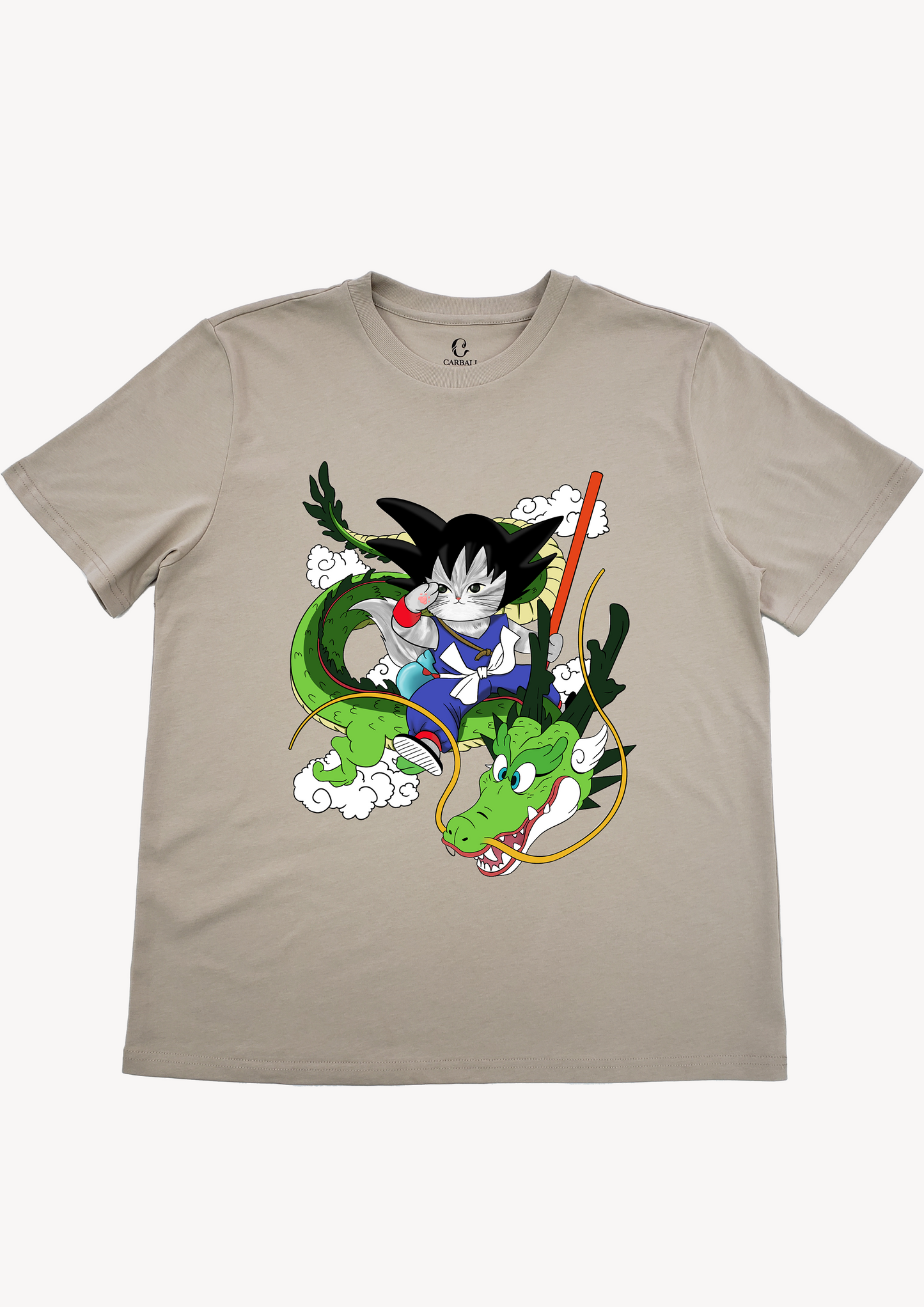 <撒亞貓悟空> 100% Cotton Graphic Tee