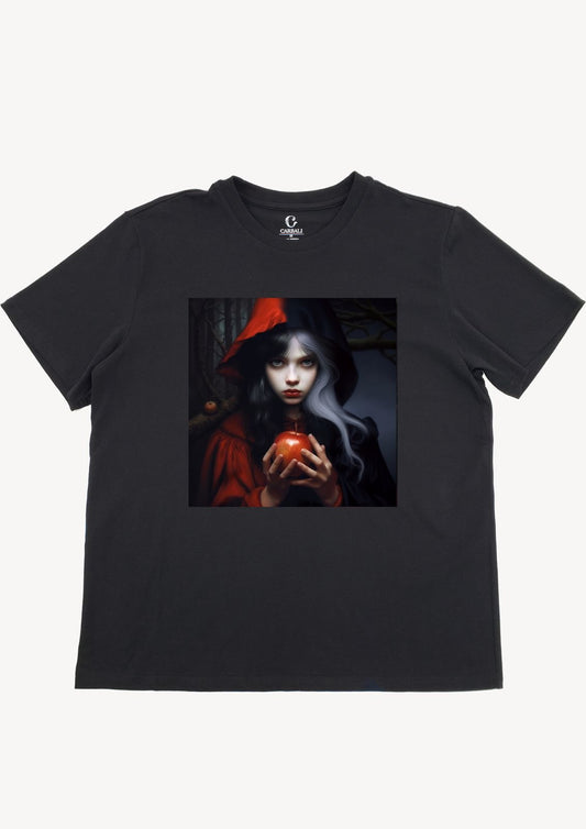 紅帽女巫|純棉圓領印花T恤