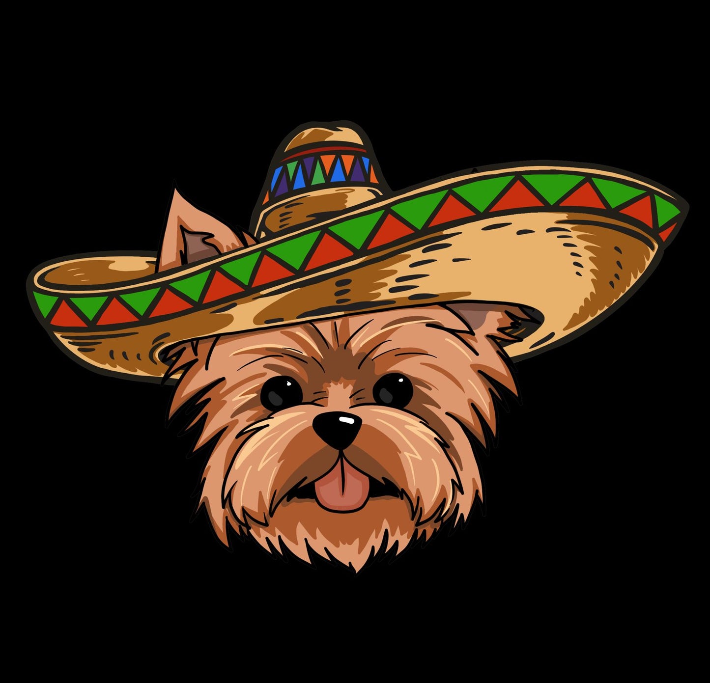 Mexican Puppy | Cotton crewneck graphic printed T-shirt