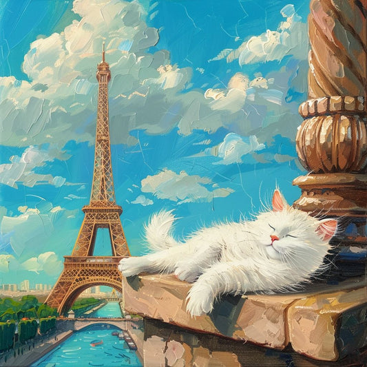 「Rosie」漫遊巴黎|純棉圓領印花T恤