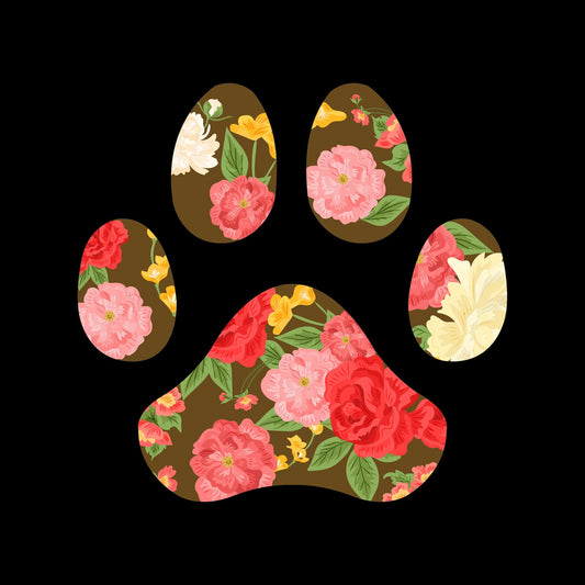 犬之花語|純棉圓領印花T恤