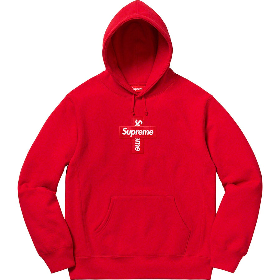 Cross Box Logo Hooded Sweatshirt