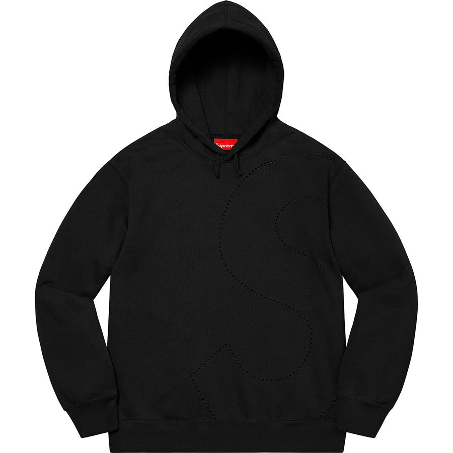 Laser Cut S Logo Hooded Sweatshirt