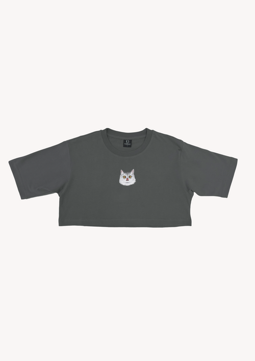 100% Cotton Graphic Crop