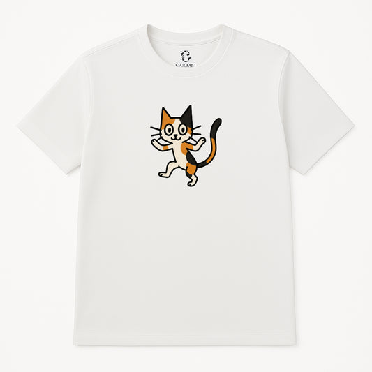 「阿Cal」跳舞T恤〡Carbali 原創品牌「Cal the Calico Cat」