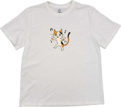 "Ah Cal" dancing | Cotton crewneck graphic printed T-shirt