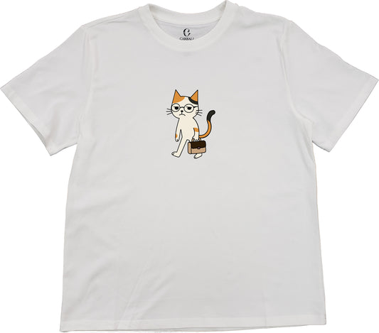 "Ah Cal" Monday Morning | Cotton crewneck graphic printed T-shirt