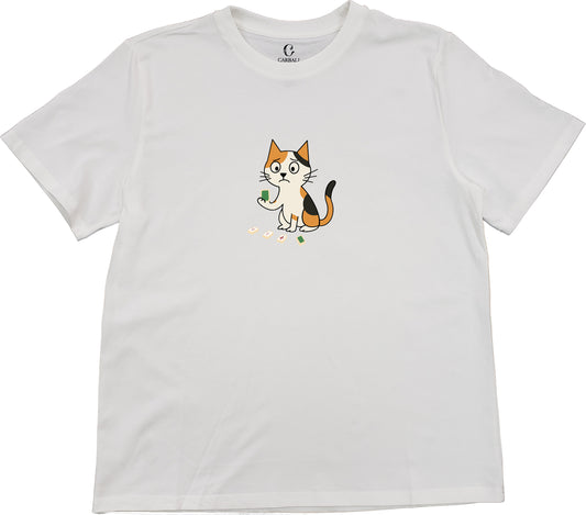 "Ah Cal" Misread the weather report| Cotton crewneck graphic printed T-shirt