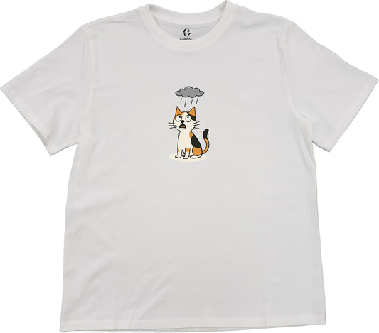 "Ah Cal" Misread the weather report| Cotton crewneck graphic printed T-shirt