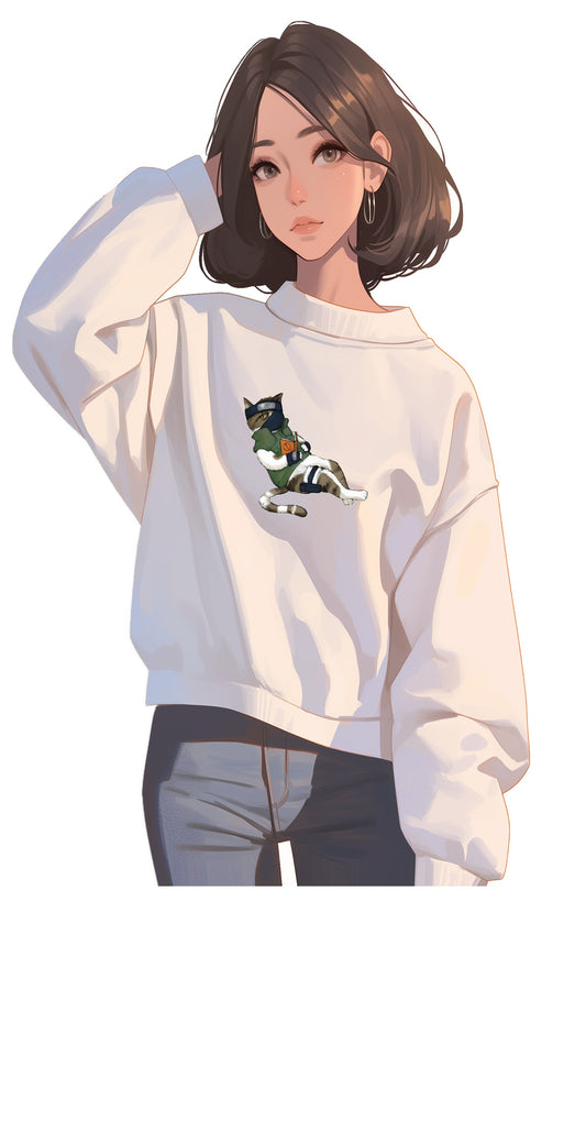 100% Cotton Graphic Sweater