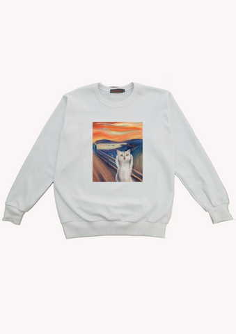100% Cotton Graphic Sweater us up