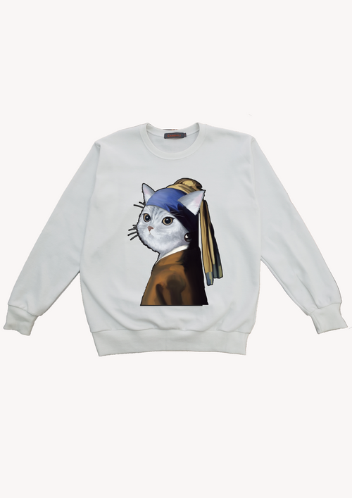 100% Cotton Graphic Sweater hi