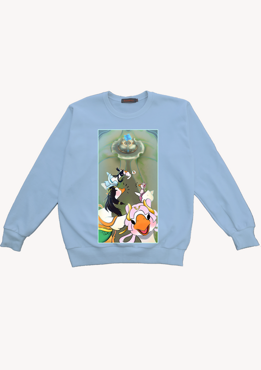 100% Cotton Graphic Sweater