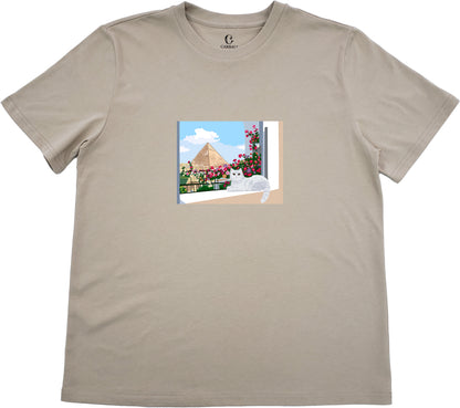 "Rosie" in Egypt | Cotton crewneck graphic printed T-shirt