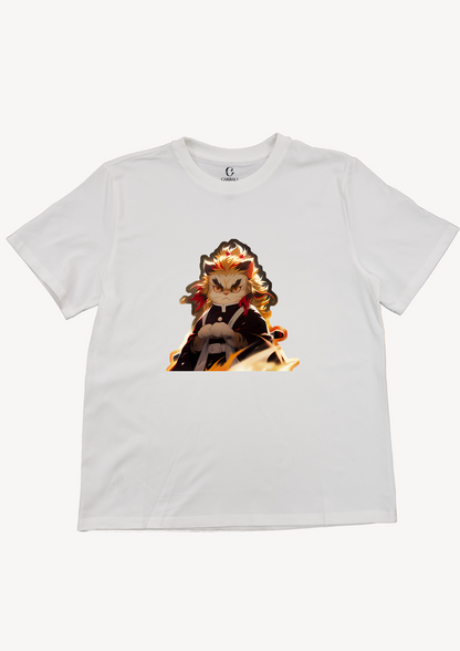 <煉獄貓壽郎> 100% Cotton Graphic Tee