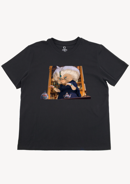 <貓婆婆>100% Cotton Graphic Tee