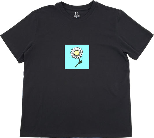 Daisy | Cotton crewneck graphic printed T-shirt