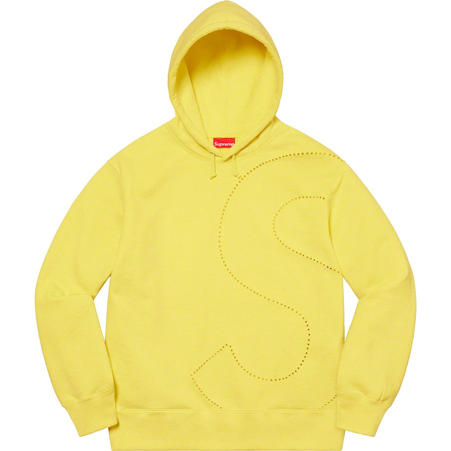 Laser Cut S Logo Hooded Sweatshirt