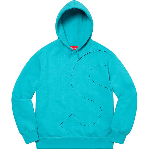 Laser Cut S Logo Hooded Sweatshirt