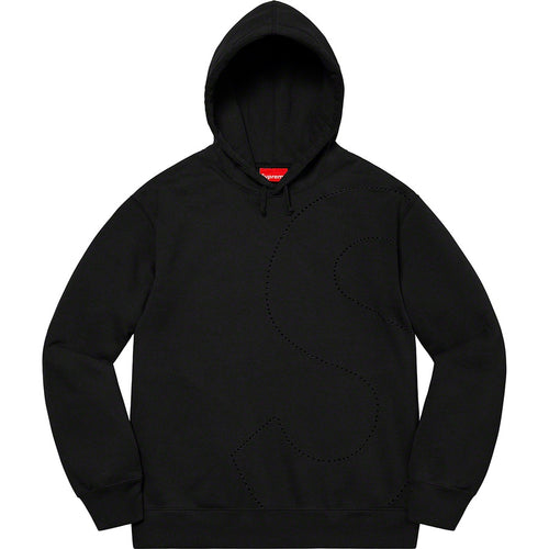 Laser Cut S Logo Hooded Sweatshirt